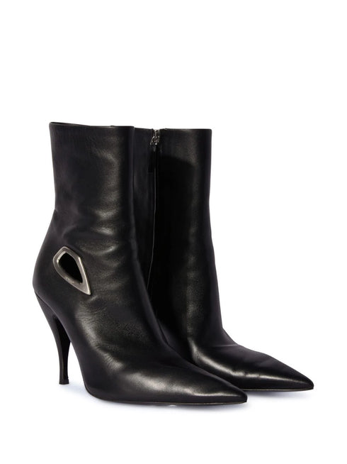 Crescent ankle boots